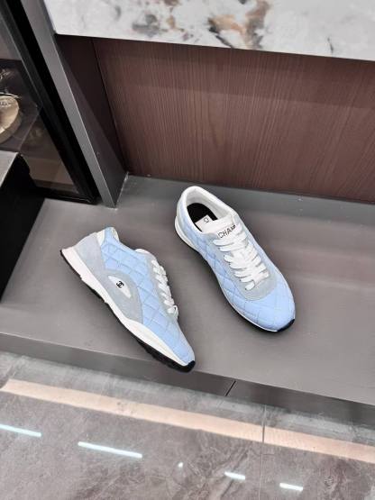 CHANE1 カラーブロック ダブルC カジュアルシューズ【50％割引+送料無料】