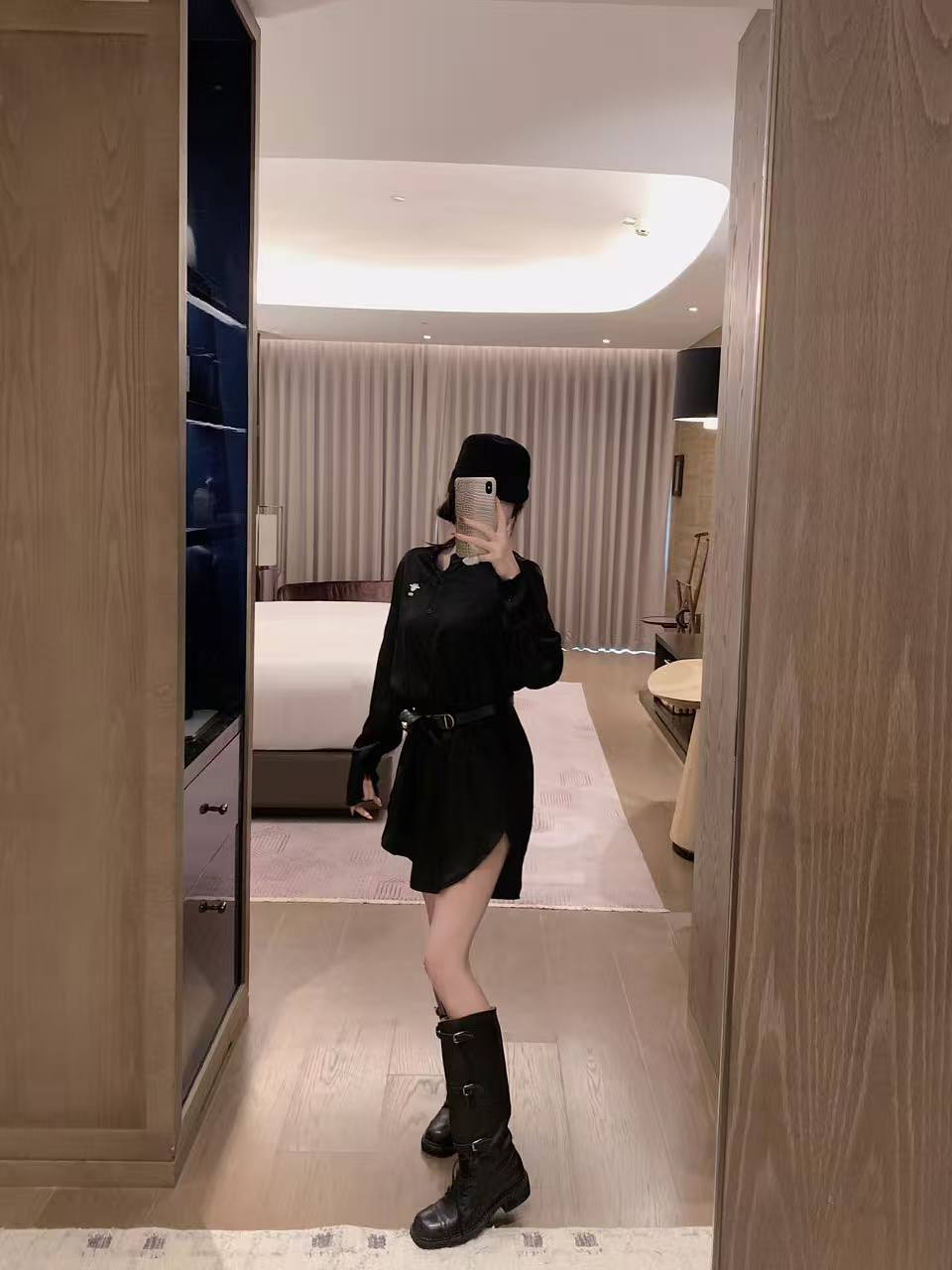 DIOR ウエストバッグ付きシャツドレス【50％割引+送料無料】