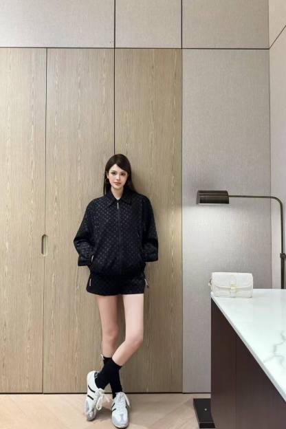 LVプリント ジャケット＆ショートパンツ 2点セット【50％割引+送料無料】