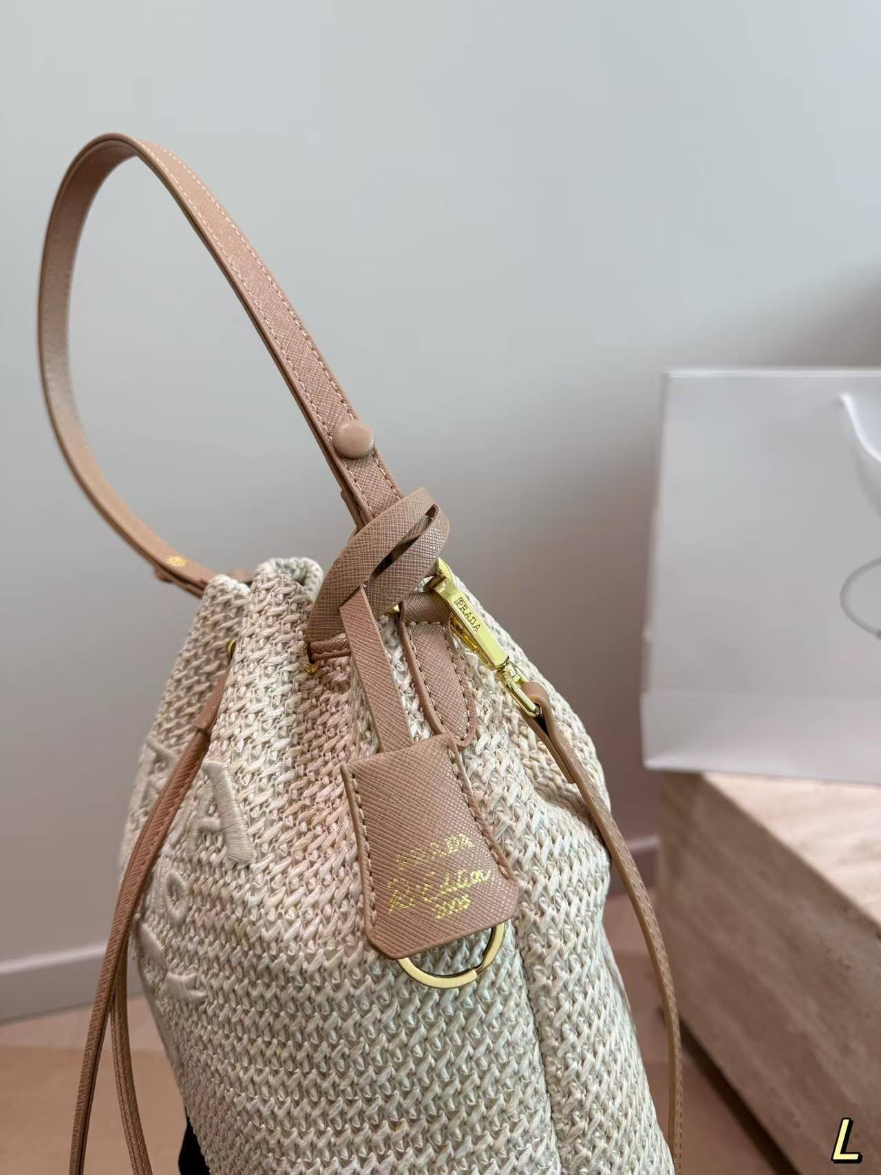 PR4DA ウーブンバケットバッグ【50％割引+送料無料】