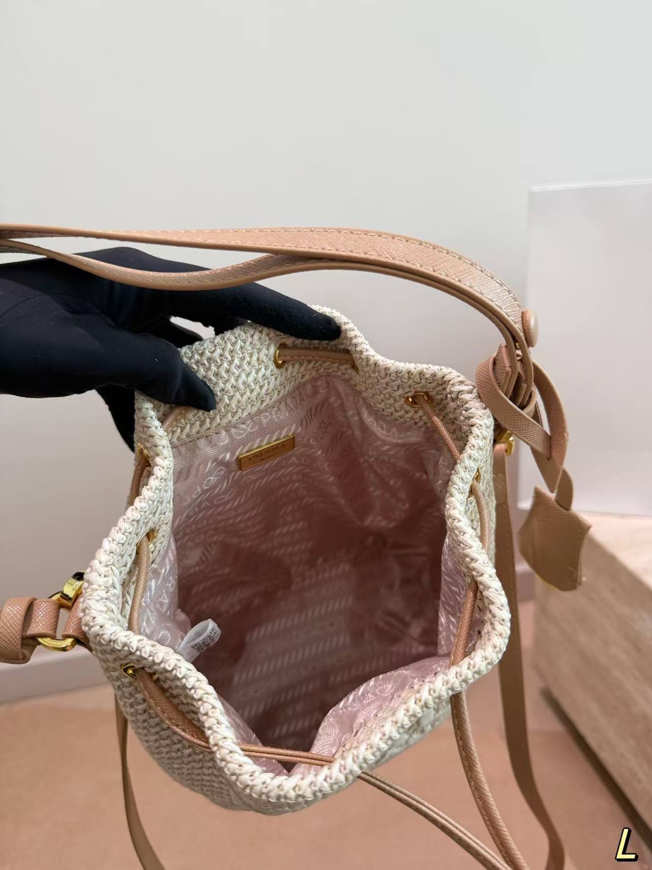 PR4DA ウーブンバケットバッグ【50％割引+送料無料】