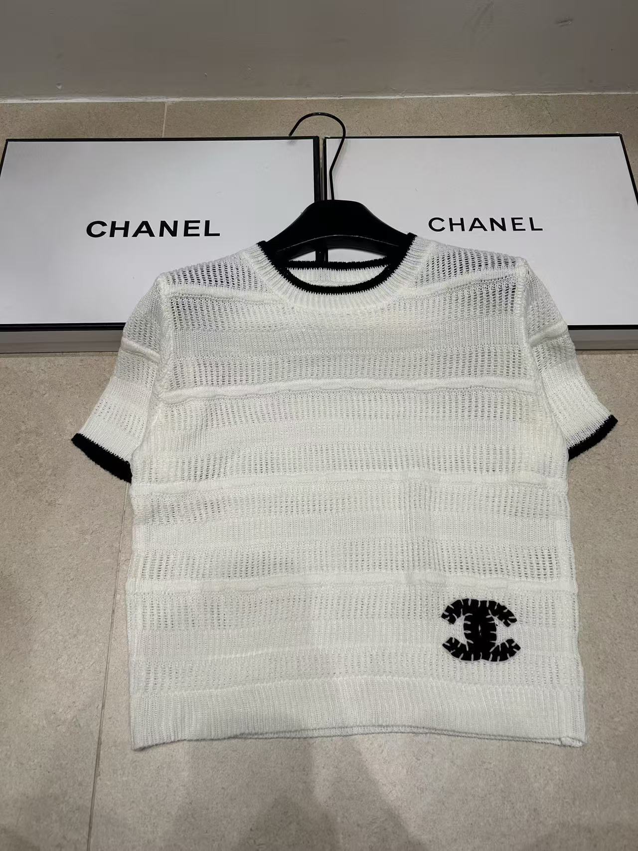 CHANE1 ダブルC ウールセーター【50％割引+送料無料】