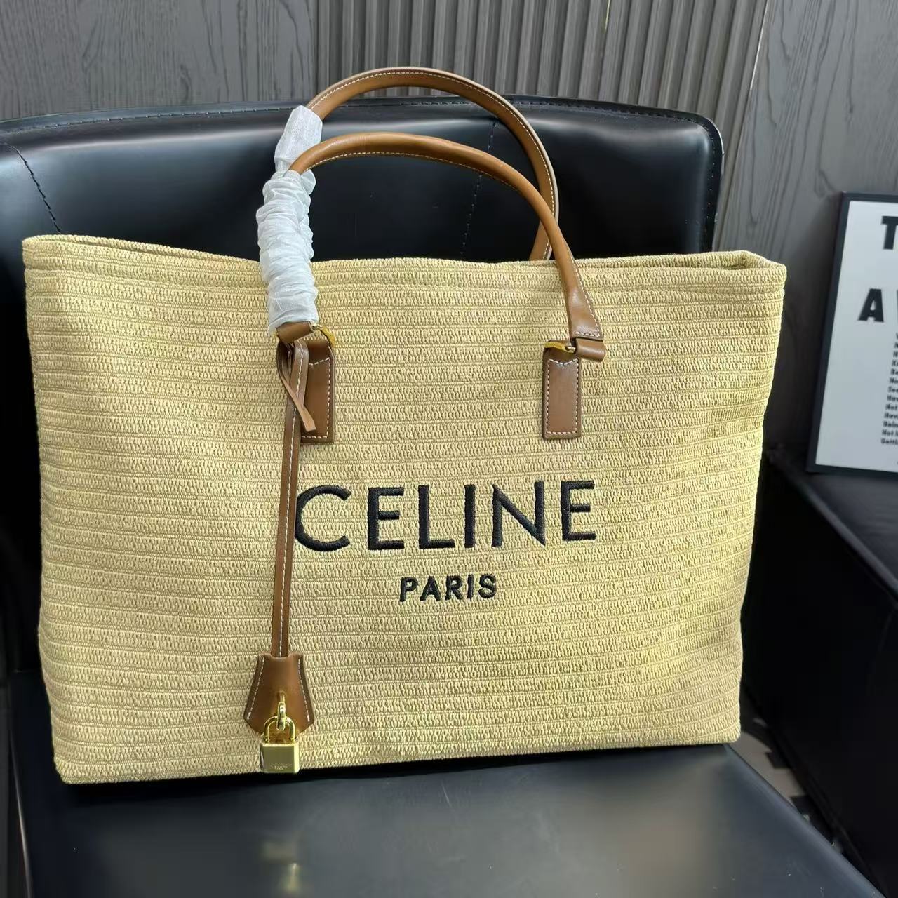 CEL1NE ウーブントートバッグ【50％割引+送料無料】
