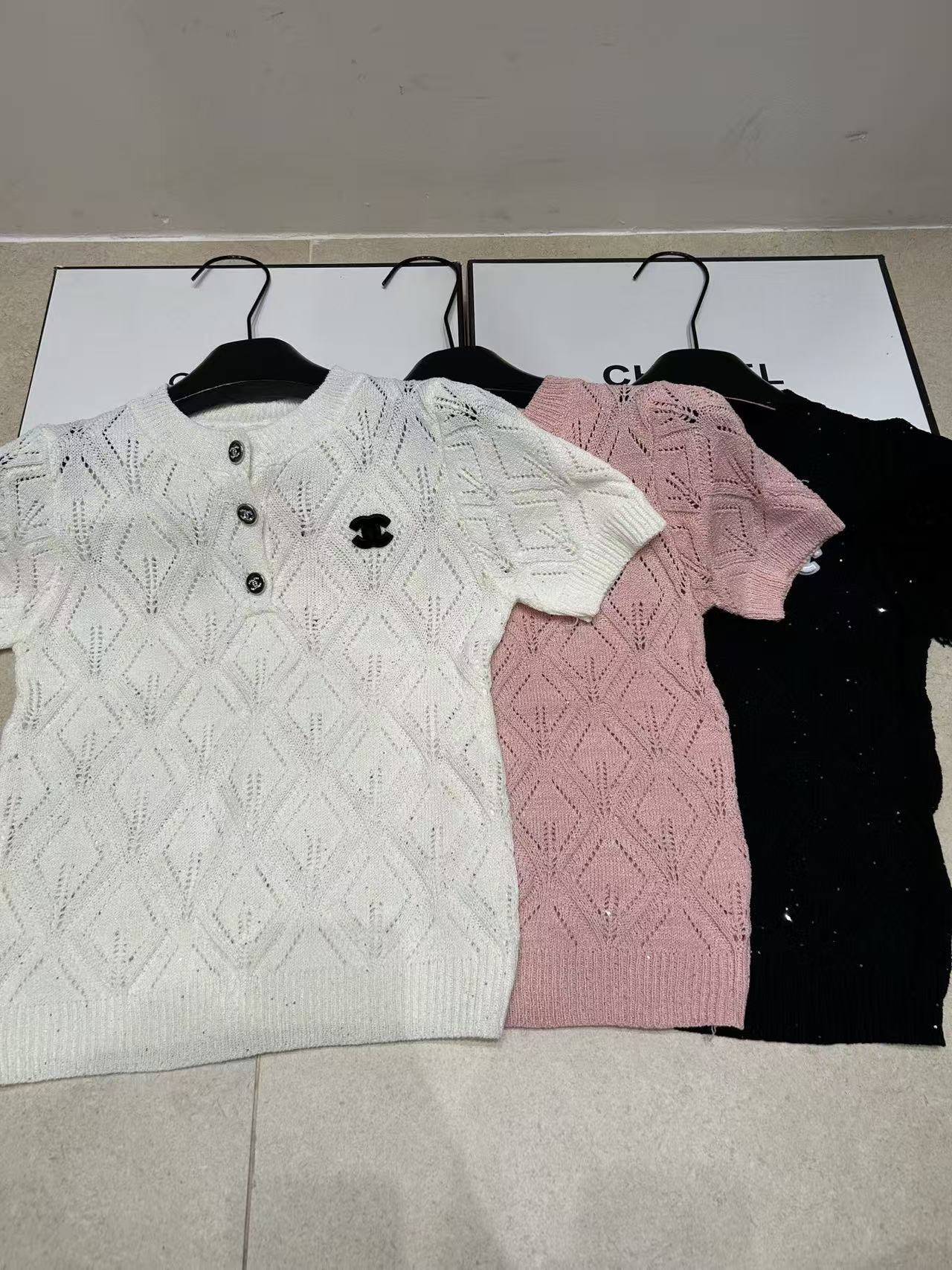 CHANE1 チェック柄ダブルCウールセーター【50％割引+送料無料】