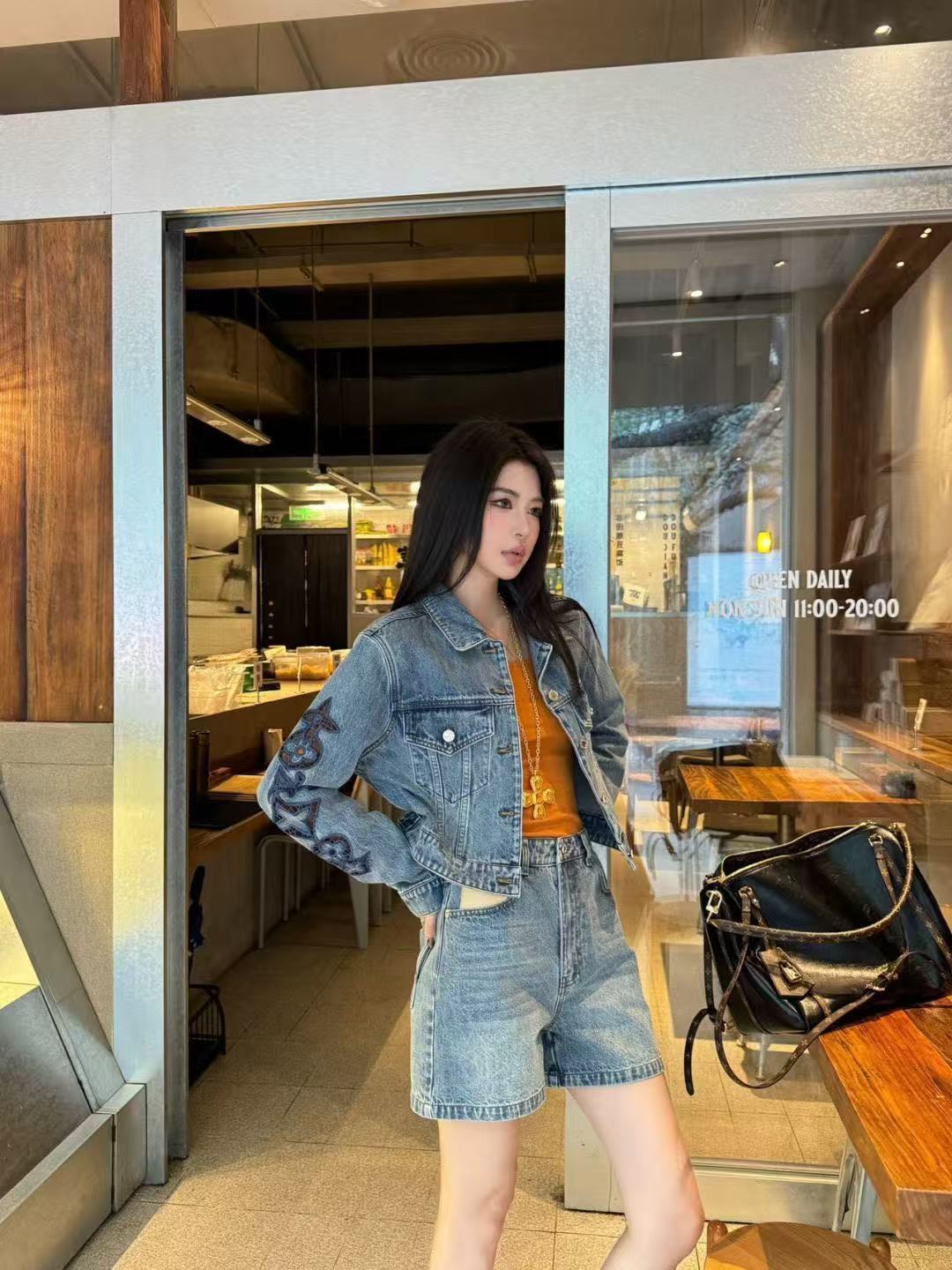 LVデニムジャケット／ショートパンツ【50％割引+送料無料】