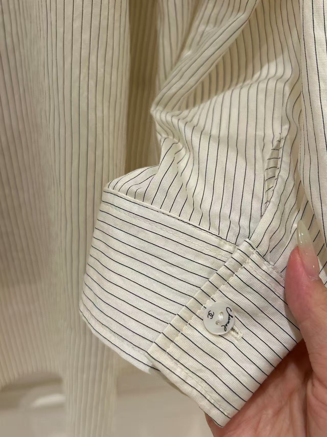 CHANE1 ダブルCストライプシャツ【50％割引+送料無料】