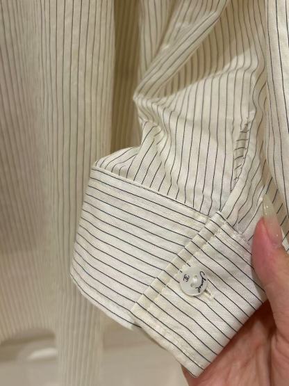 CHANE1 ダブルCストライプシャツ【50％割引+送料無料】