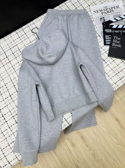 DI0Rジッパー付きジャケット＋パンツのツーピースセット【50％割引+送料無料】