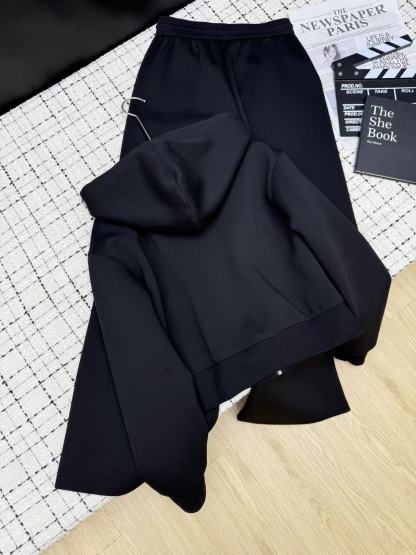 DI0Rジッパー付きジャケット＋パンツのツーピースセット【50％割引+送料無料】