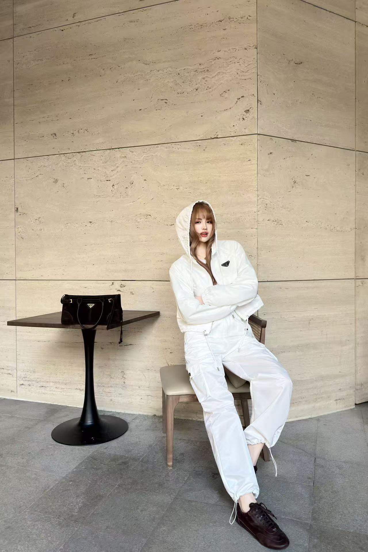 PR4DA ジップアップジャケット＋パンツ ツーピースセット【50％割引+送料無料】