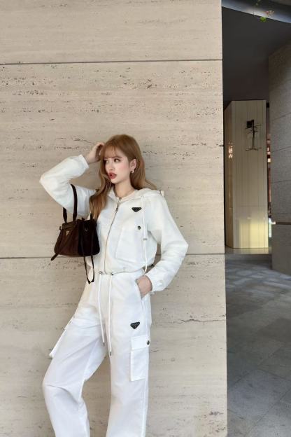 PR4DA ジップアップジャケット＋パンツ ツーピースセット【50％割引+送料無料】