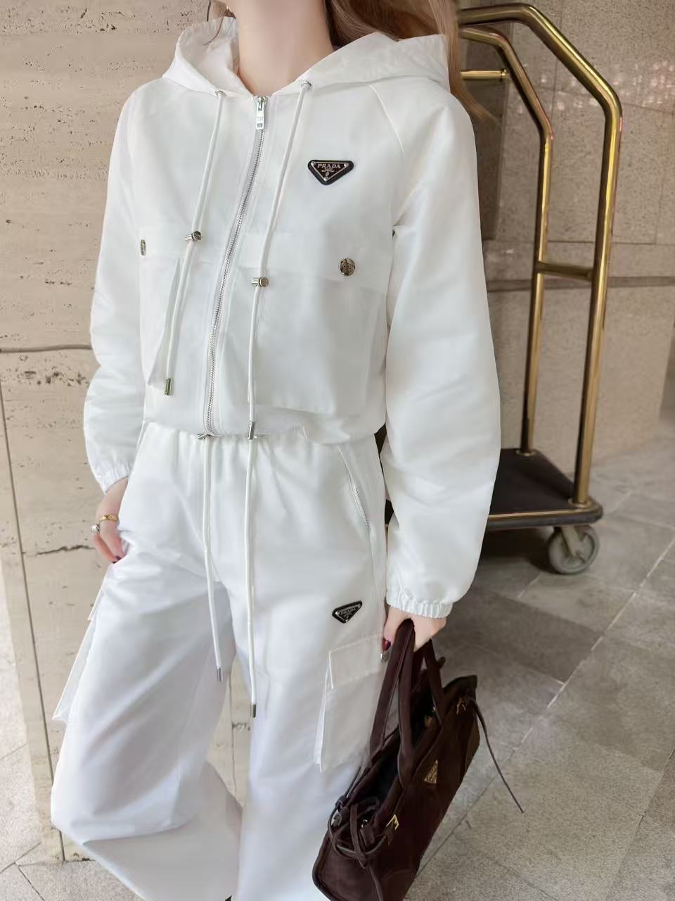 PR4DA ジップアップジャケット＋パンツ ツーピースセット【50％割引+送料無料】