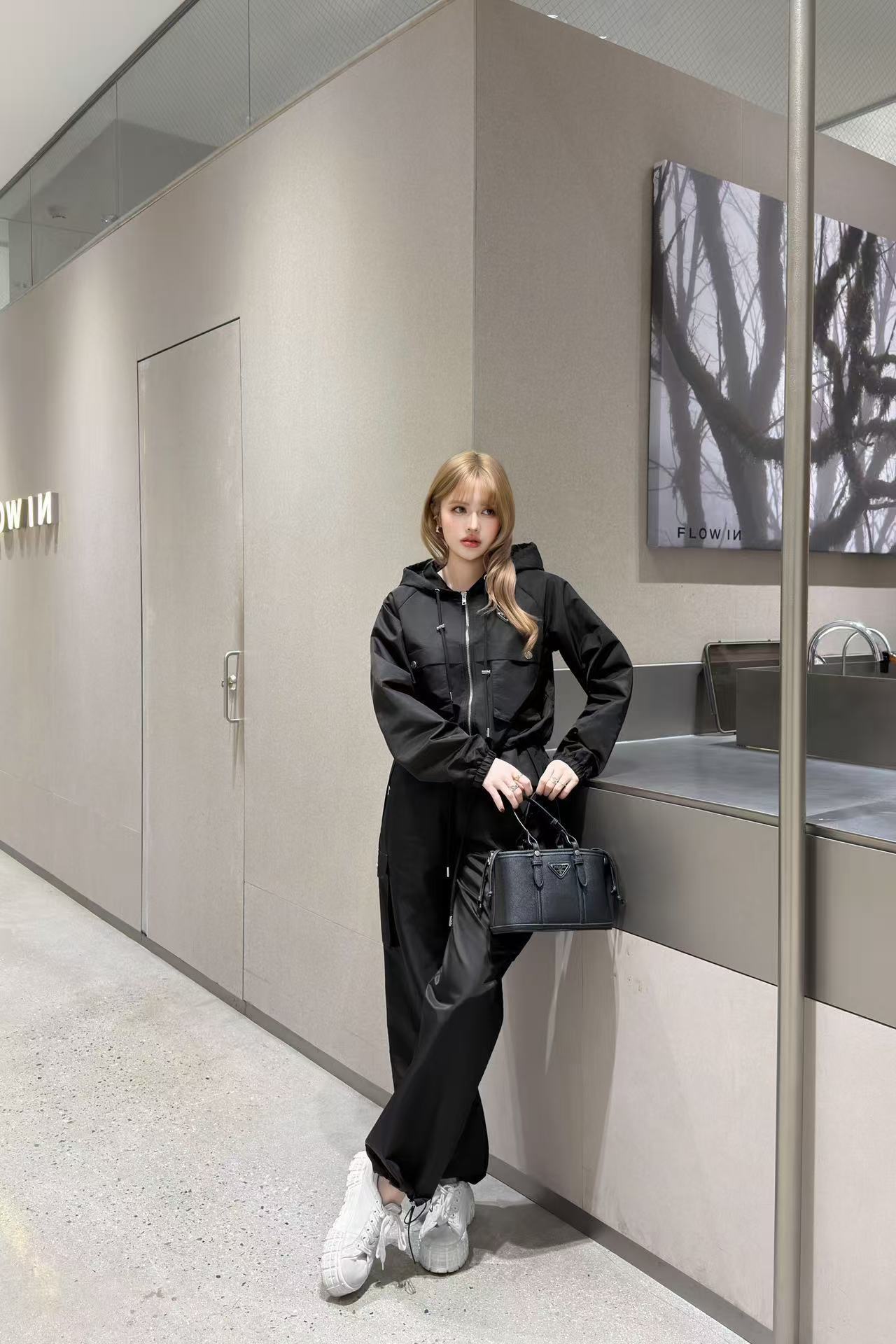 PR4DA ジップアップジャケット＋パンツ ツーピースセット【50％割引+送料無料】