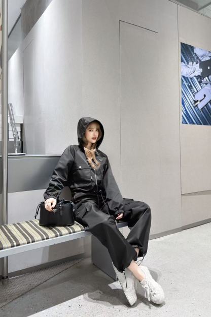 PR4DA ジップアップジャケット＋パンツ ツーピースセット【50％割引+送料無料】