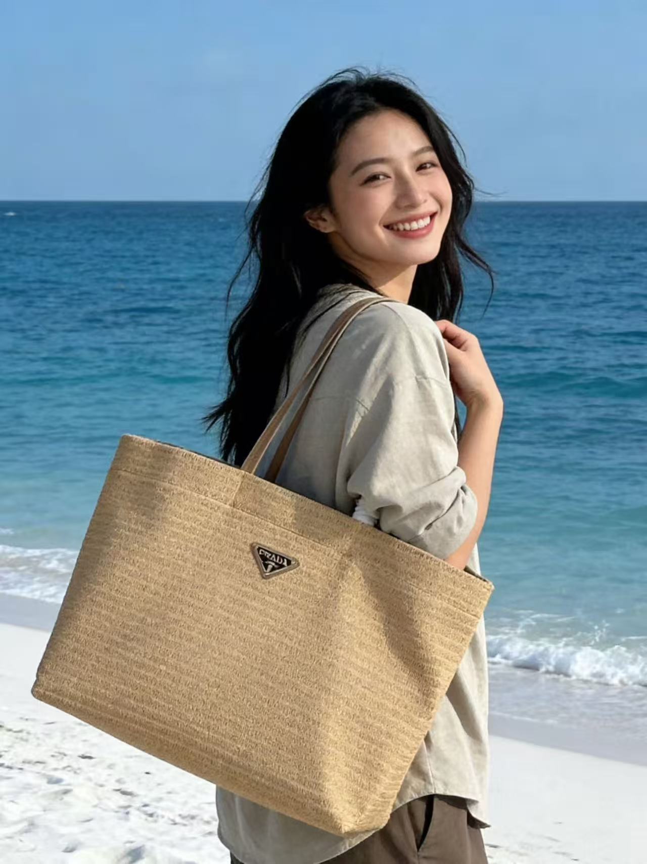 PR4DA ストローショッピングバッグ【50％割引+送料無料】