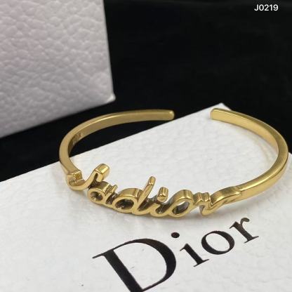 DI0Rレターオープンブレスレット【50％割引+送料無料】