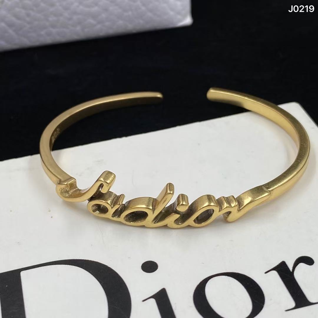 DI0Rレターオープンブレスレット【50％割引+送料無料】