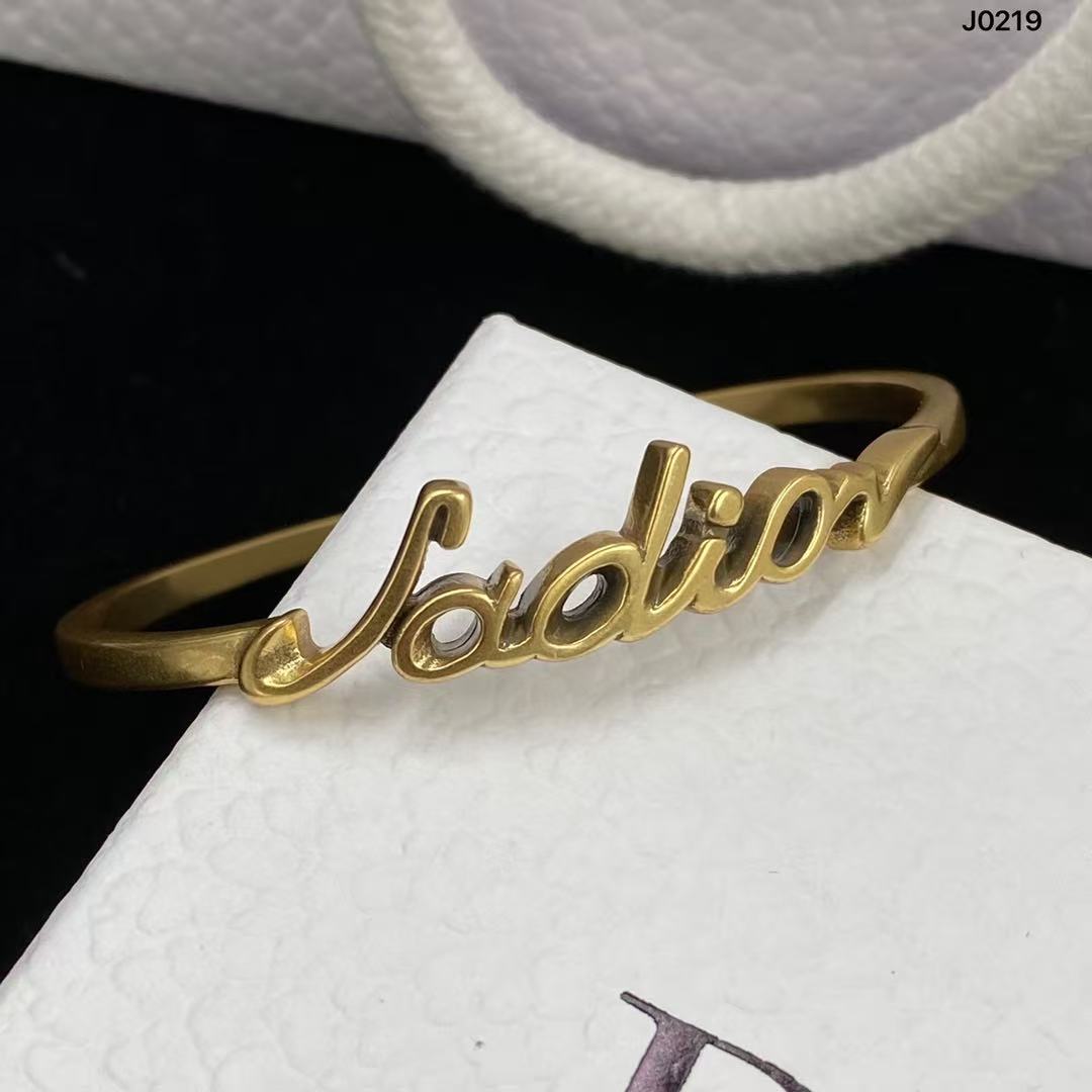 DI0Rレターオープンブレスレット【50％割引+送料無料】