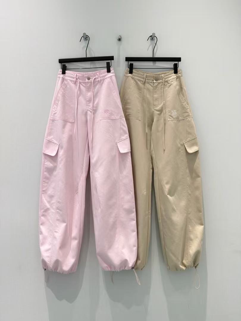 L0WEW ドローストリング付きストレートレッグカジュアルパンツ【50％割引+送料無料】