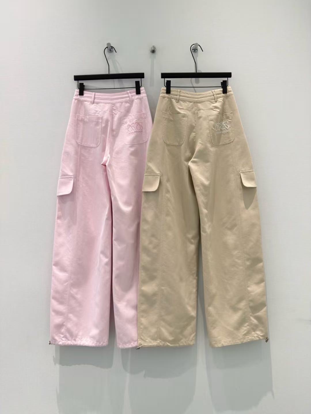 L0WEW ドローストリング付きストレートレッグカジュアルパンツ【50％割引+送料無料】