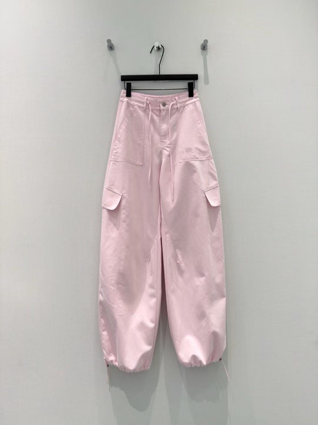 L0WEW ドローストリング付きストレートレッグカジュアルパンツ【50％割引+送料無料】