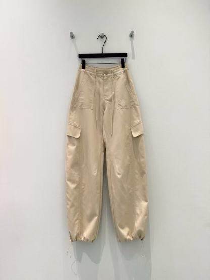 L0WEW ドローストリング付きストレートレッグカジュアルパンツ【50％割引+送料無料】