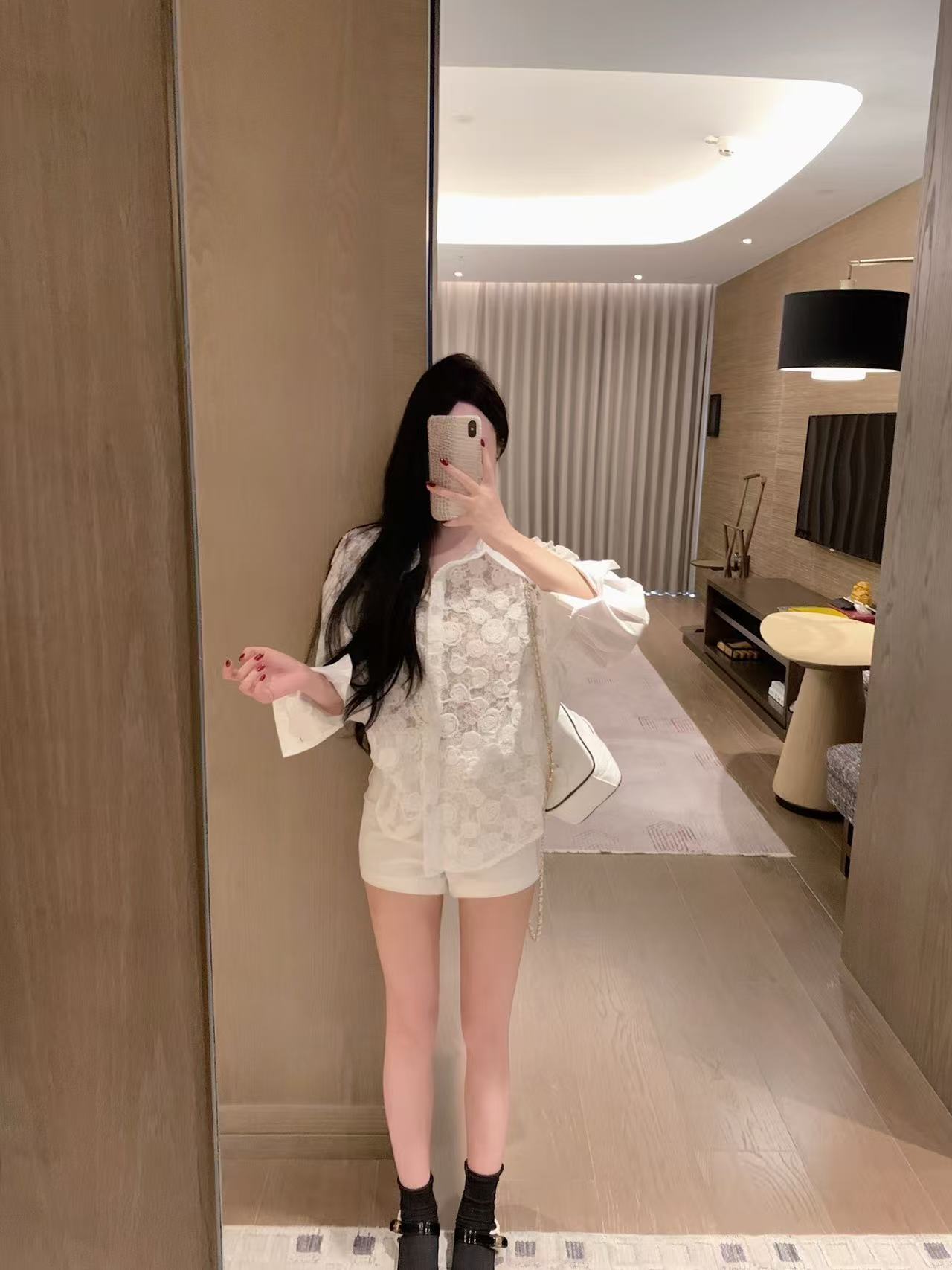 CHANE1 レースブラウス【50％割引+送料無料】