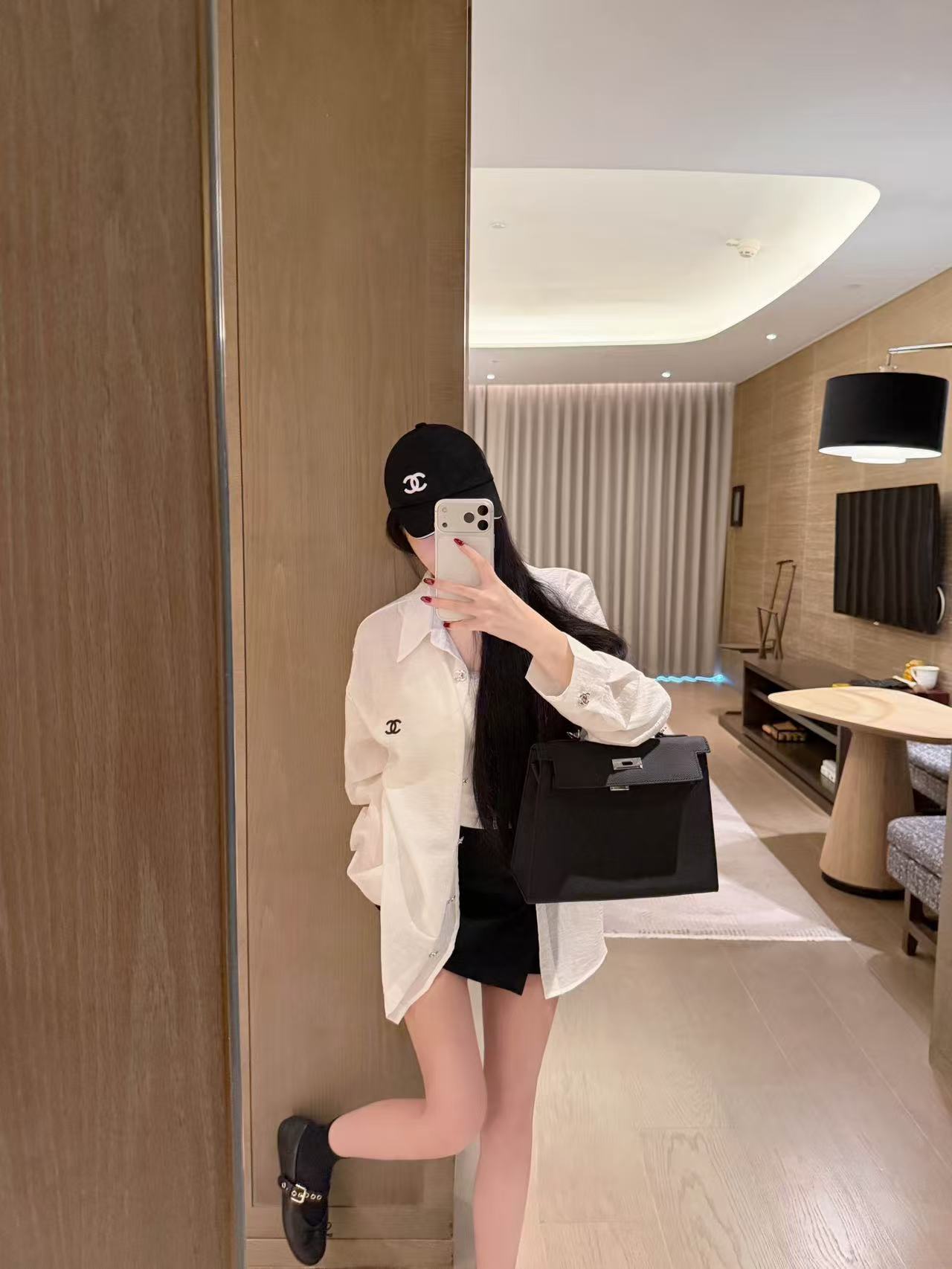 CHANE1 ダブルC ベスト＋シャツ【50％割引+送料無料】