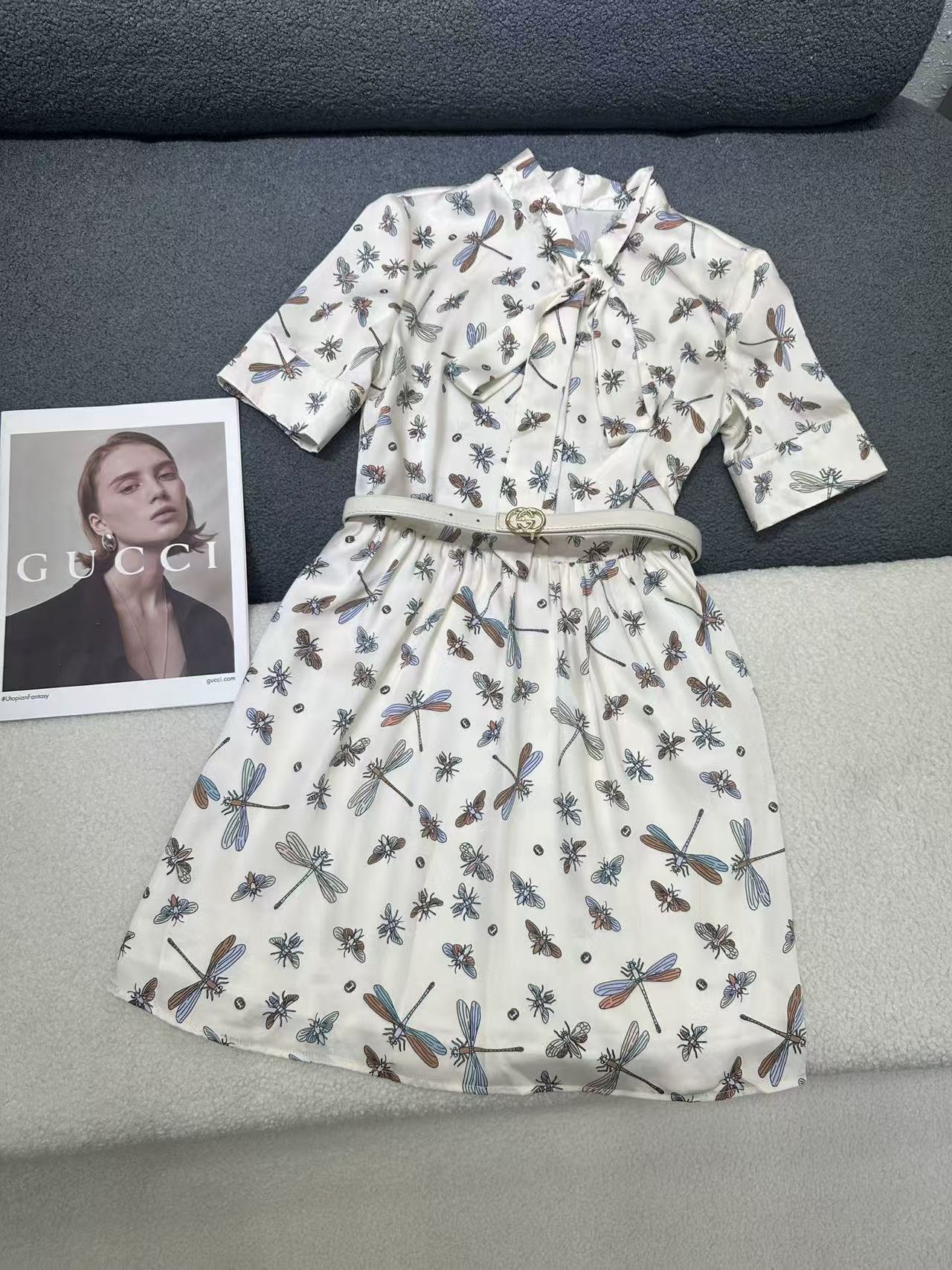 DIOR 上質なバタフライドレス【50％割引+送料無料】