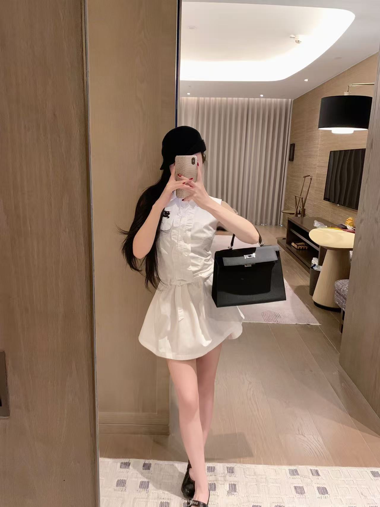 BUR8ERRY 刺繍入りフリルベストドレス【50％割引+送料無料】