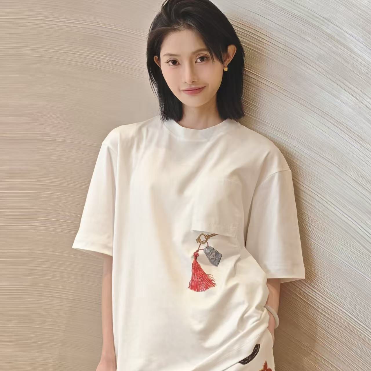 LV ミニマリスト ポケットTシャツ【50％割引+送料無料】