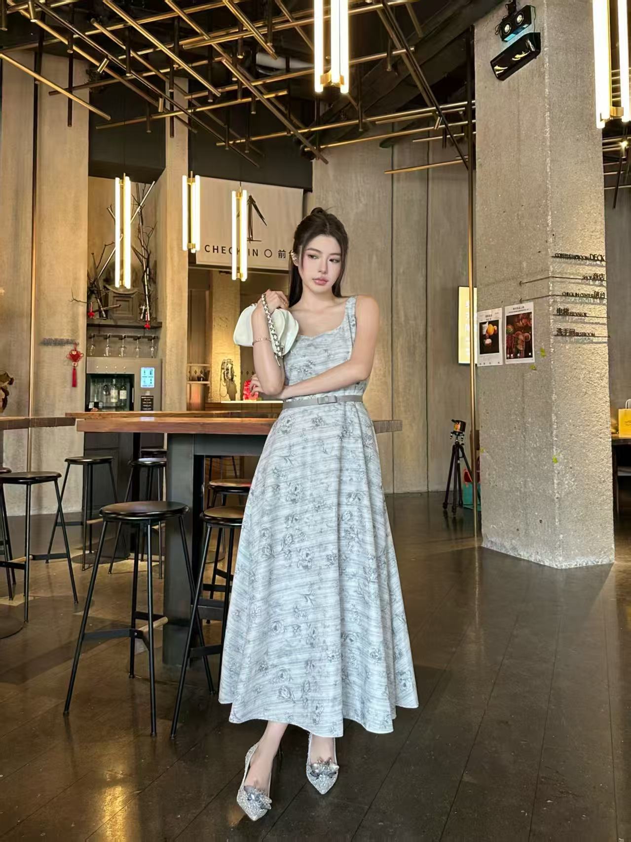 DIOR プリント ベストドレス【50％割引+送料無料】