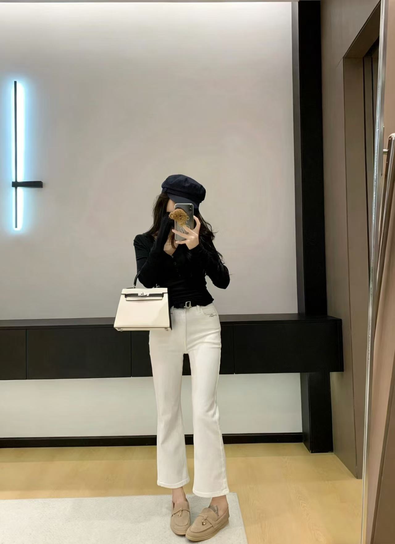 DIOR ミニマリスト クロップドデニムジーンズ【50％割引+送料無料】