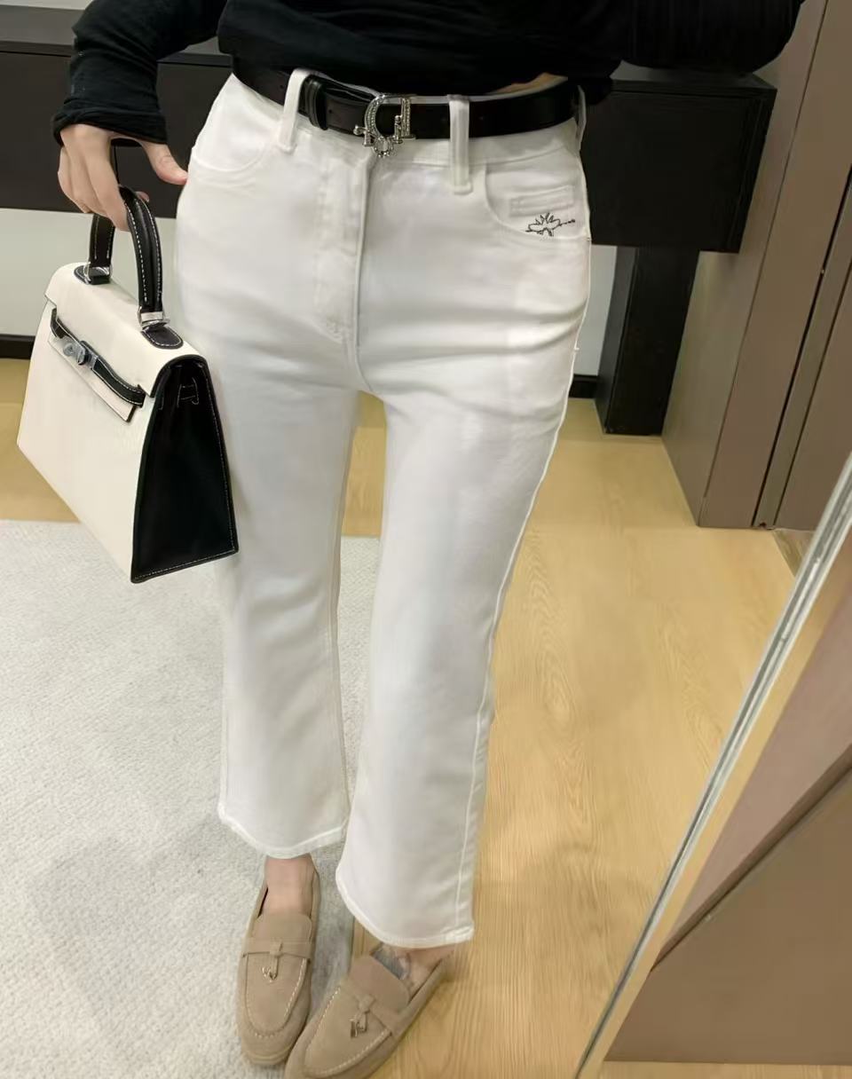 DIOR ミニマリスト クロップドデニムジーンズ【50％割引+送料無料】