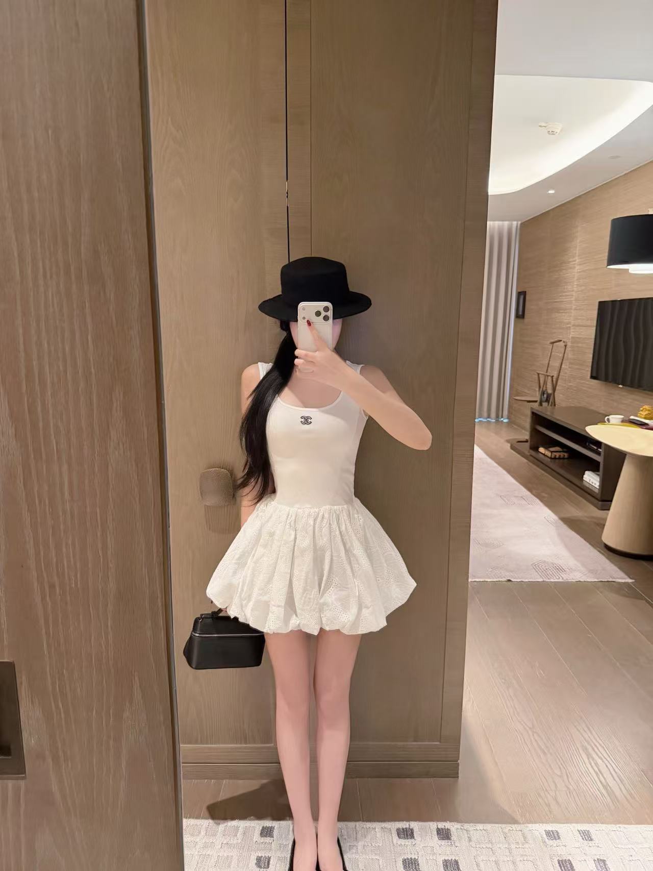 CHANE1 ダブルC ベストドレス【50％割引+送料無料】