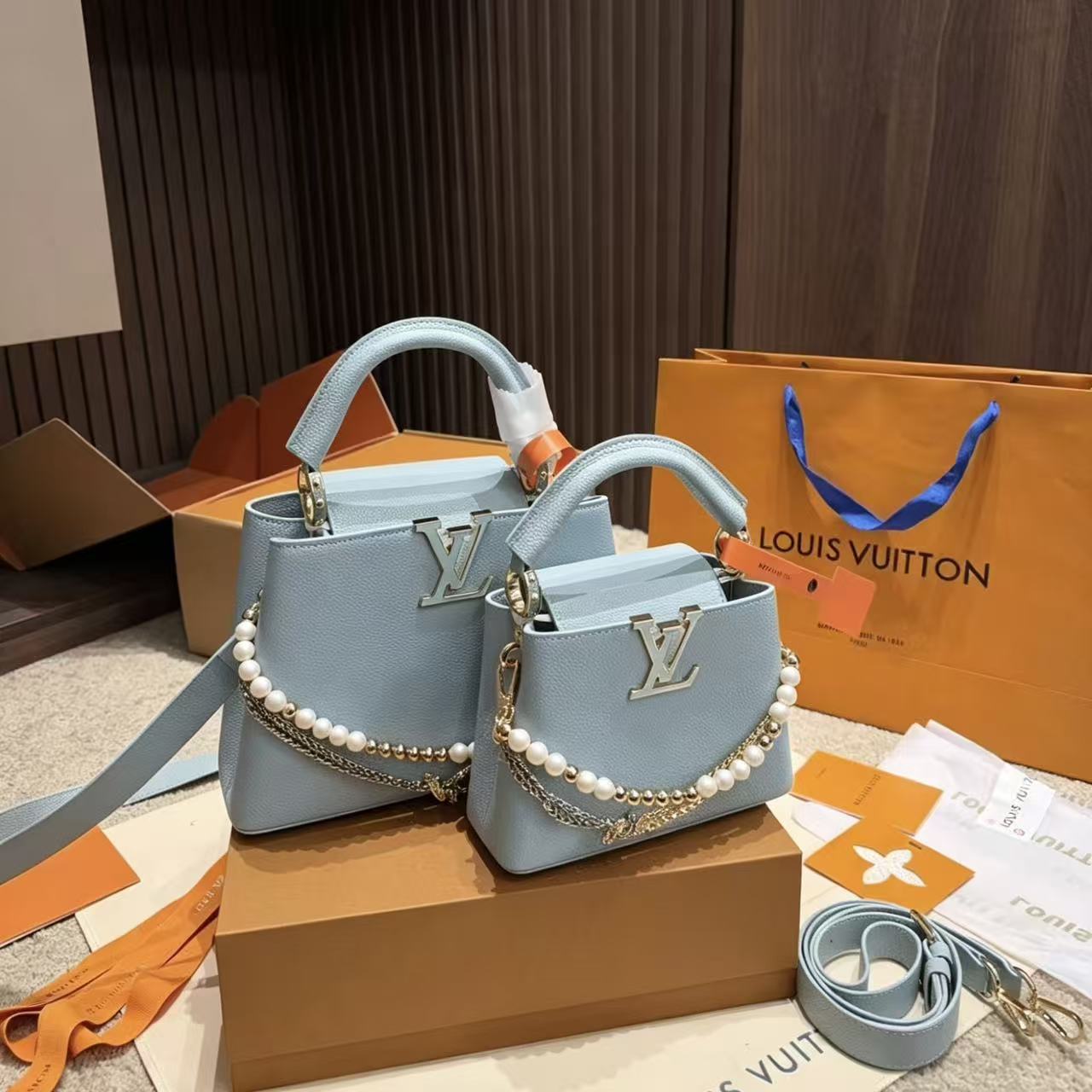 LV パールハンドバッグ【50％割引+送料無料】