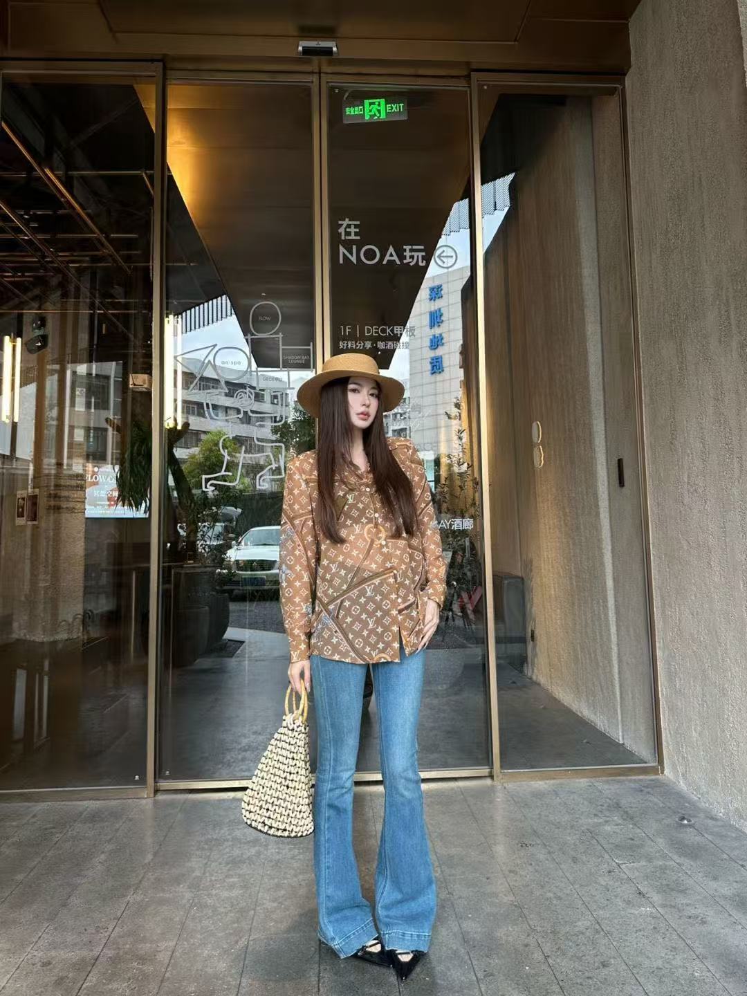 LVプリントシャツ【50％割引+送料無料】