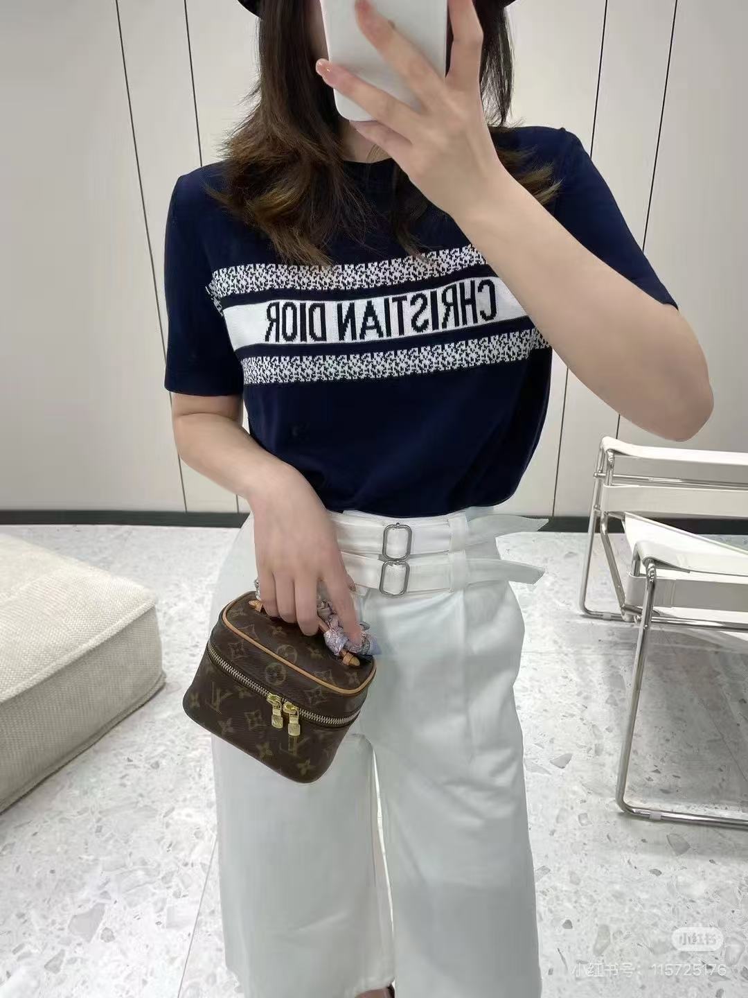 DIOR ウールレターセーターTシャツ【50％割引+送料無料】