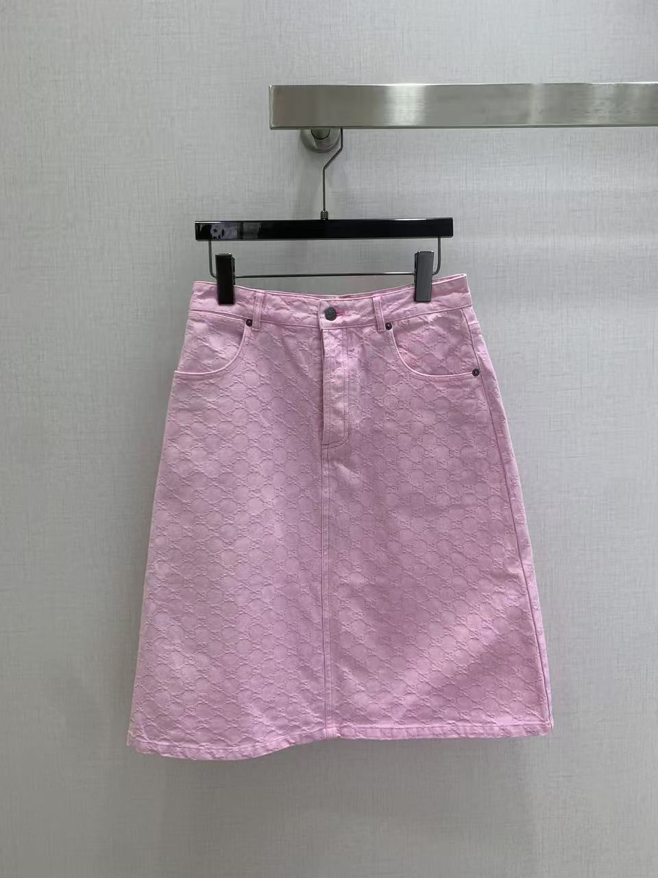 GUCCI ジャカードデニムスカート ＋ ジャケット【50％割引+送料無料】