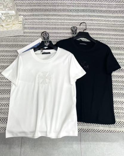 Chr0me Hearts ビーズロゴTシャツ【50％割引+送料無料】