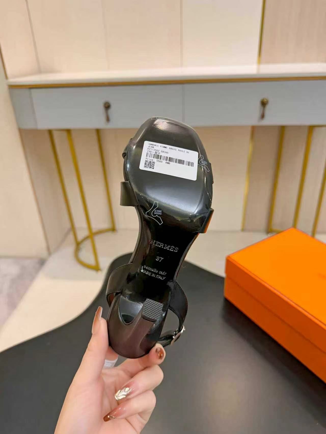 HERME5高品質の牛革製ハイヒール【50％割引+送料無料】