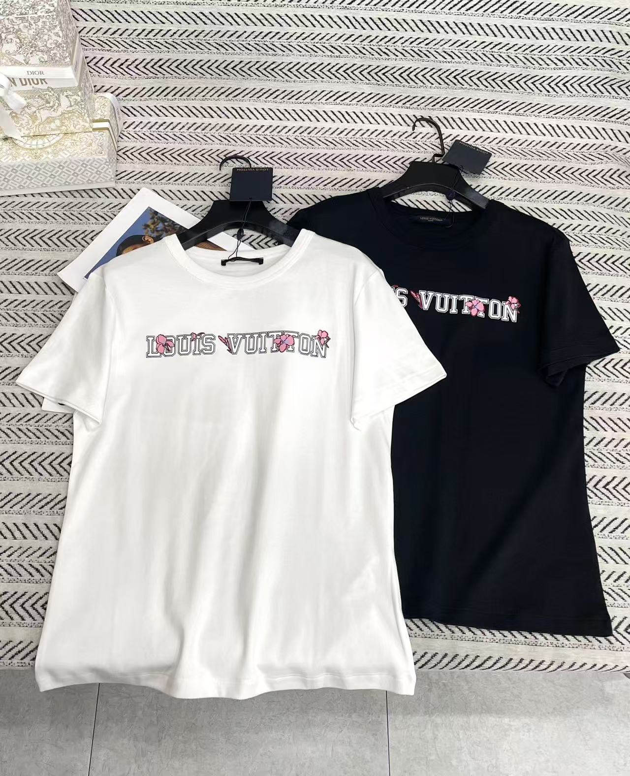 LVプリントレターTシャツ【50％割引+送料無料】