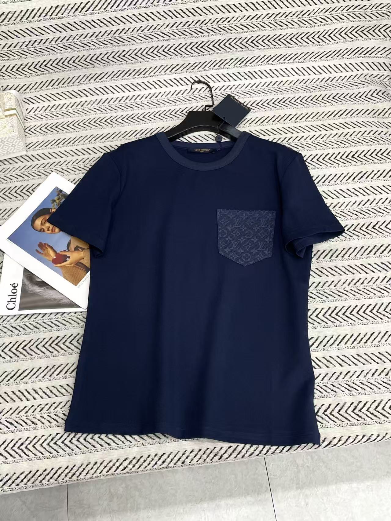 LVジャカードポケットTシャツ【50％割引+送料無料】