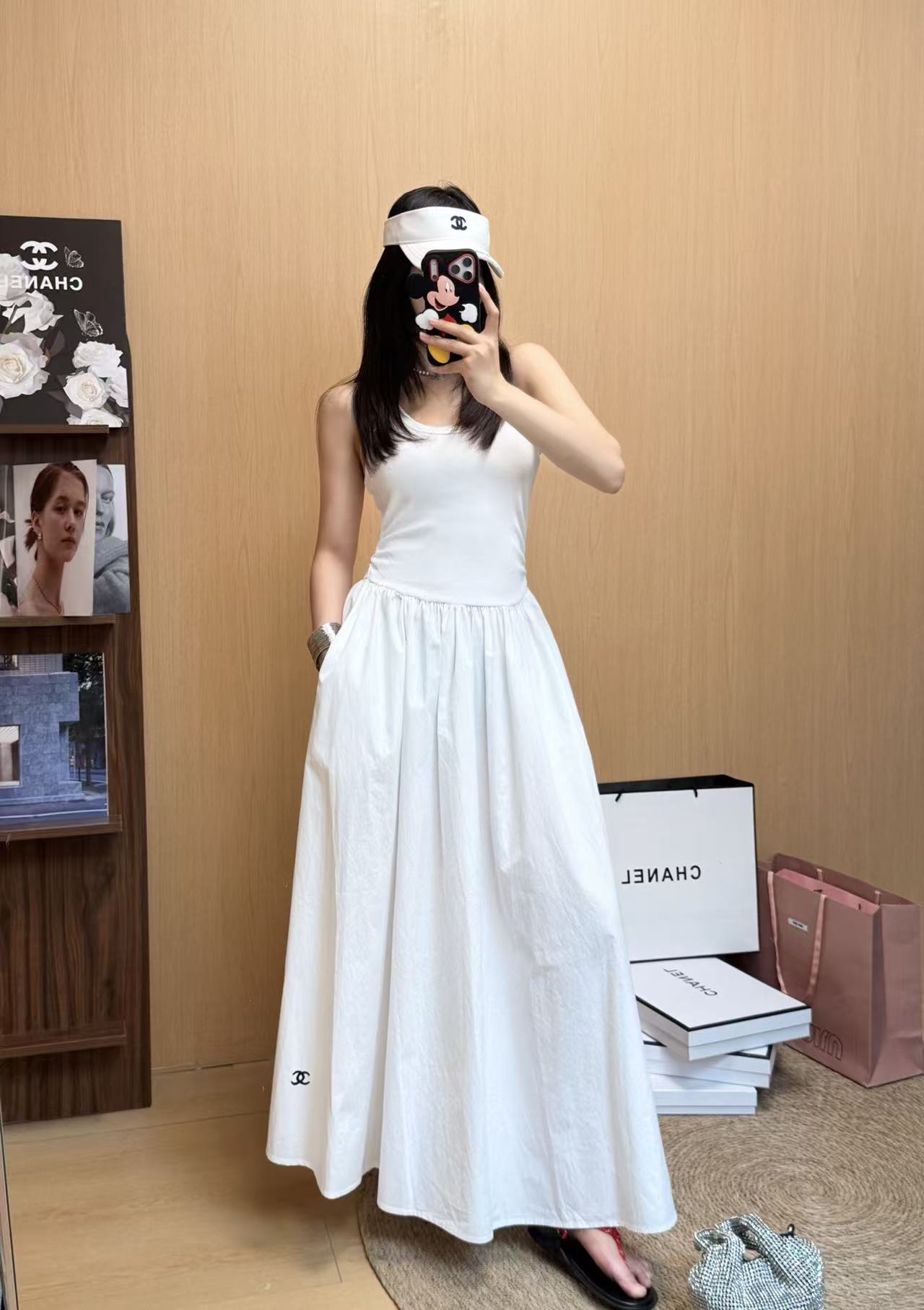 CHANE1 ダブルC ベストドレス【50％割引+送料無料】