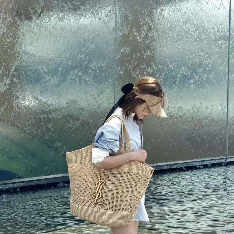 YSL ウーブン ショッピングバッグ【50％割引+送料無料】