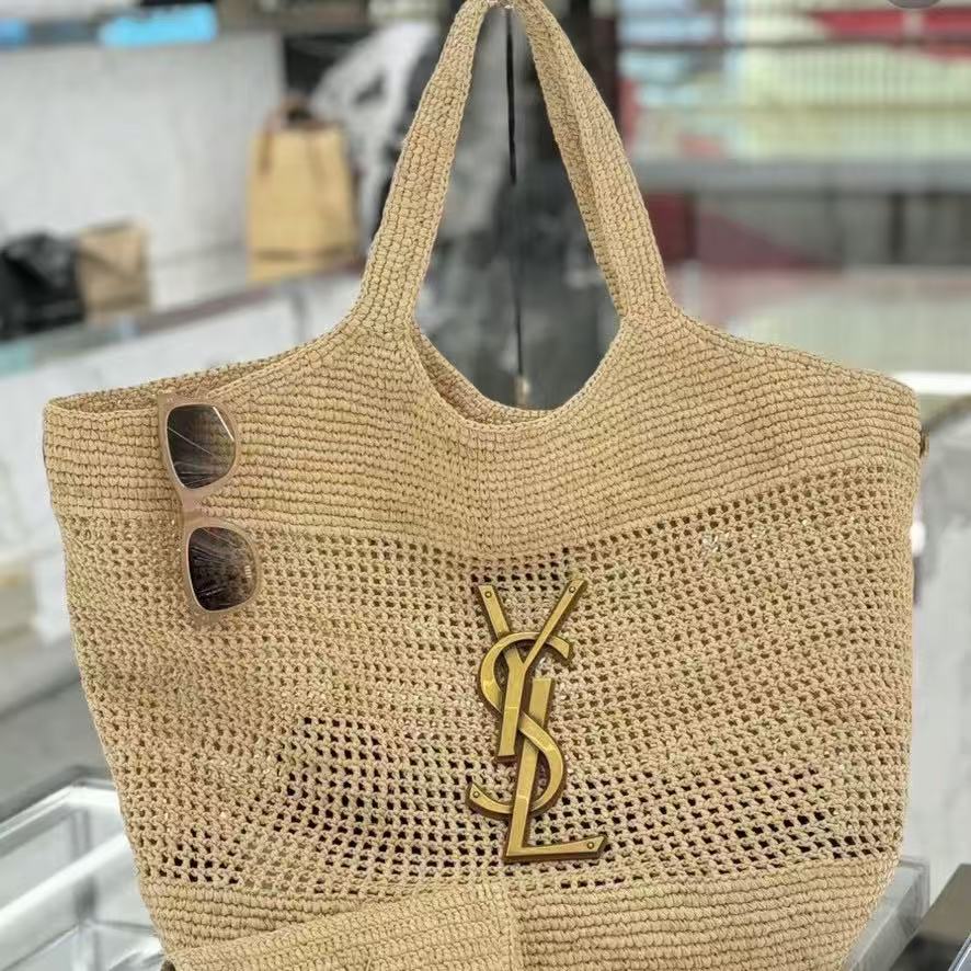 YSL ウーブン ショッピングバッグ【50％割引+送料無料】