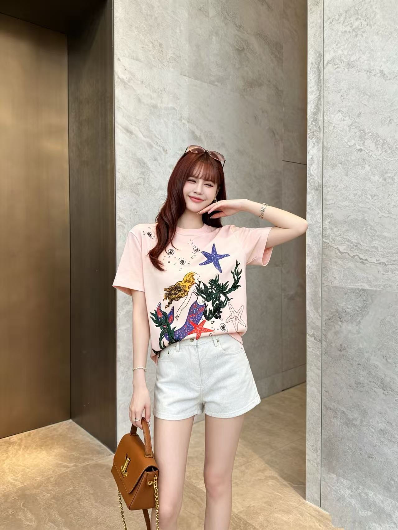 CHANE1 マーメイド 五芒星 Tシャツ【50％割引+送料無料】