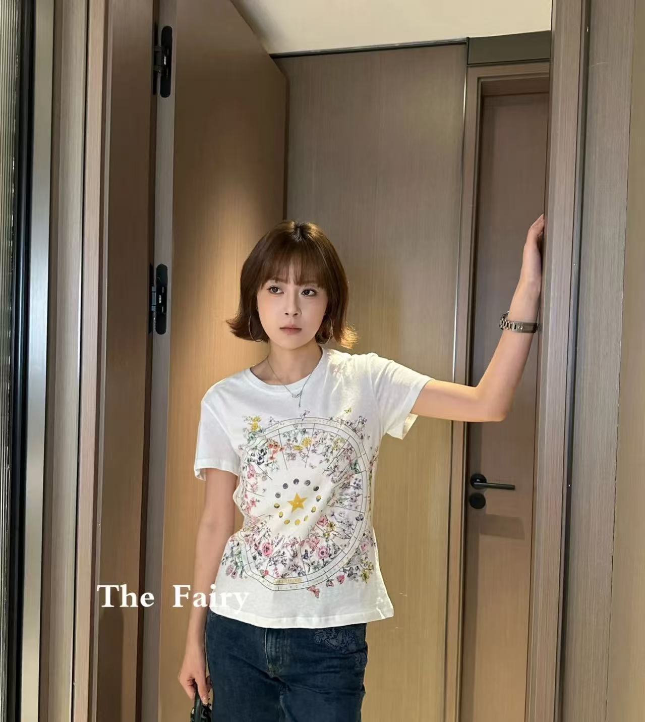 DIOR プリントTシャツ【50％割引+送料無料】