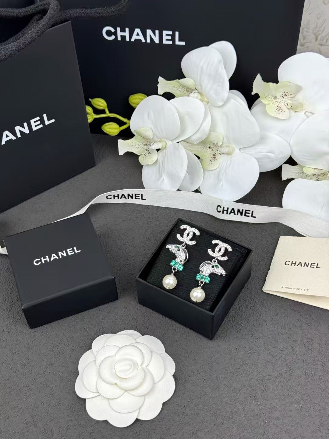 CHANE1 ダイヤモンドパールスタッドピアス【50％割引+送料無料】