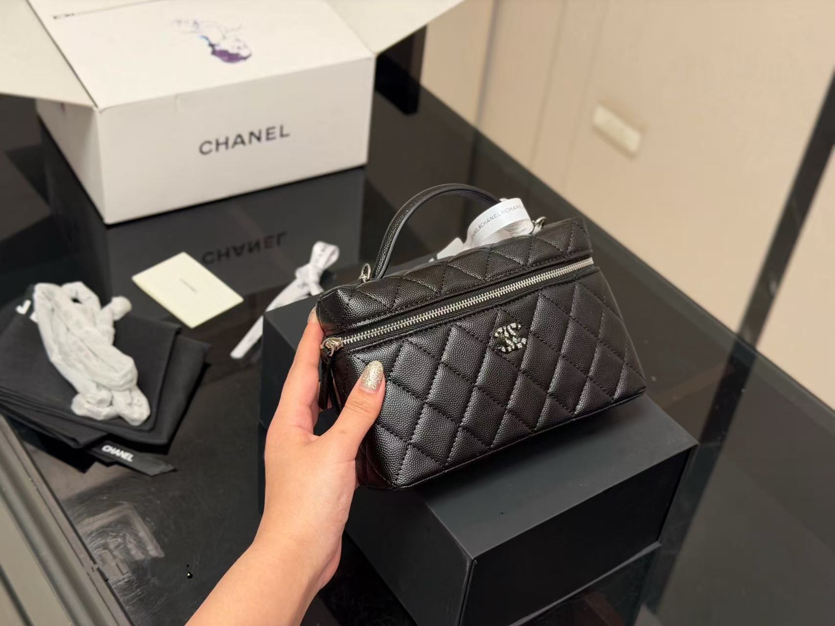 CHANE1 ダブルCチェーンバッグ【50％割引+送料無料】